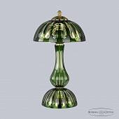 Настольная лампа  Bohemia Ivele Crystal  арт. 1370L/3/25 G Clear-Green/H-1H